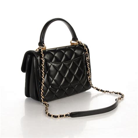 chanel lambskin quilted small single flap bag black|Chanel double flap bag lambskin.